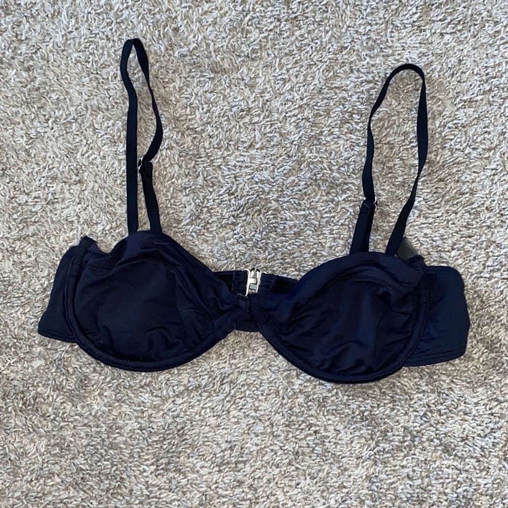 Urban outfitters black bikini top